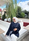 HR-3031H&R ButikTB- Erla Omuz Atkılı Tunik Antrasit