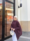 HR-1123H&R ButikTB - Gale Midi Modal Tunik Mürdüm