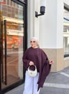 HR-1123H&R ButikTB - Gale Midi Modal Tunik Mürdüm