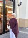 HR-1123H&R ButikTB - Gale Midi Modal Tunik Mürdüm