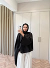 HR-1408H&R ButikTB4506- Gale Midi Modal Tunik Siyah