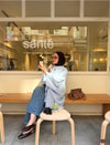 HR-2998H&R ButikTB4506- Gale Midi Modal Tunik Bebe Mavi