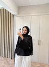 HR-1408H&R ButikTB4506- Gale Midi Modal Tunik Siyah