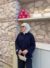 HR-3552H&R ButikYds- Niva Ön Düğmeli Tunik Lacivert