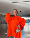 529H&R ButikBalon Kol Kazak Turuncu