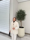 YELEK-279H&R ButikArka Kısmı Triko Yelek Ekru