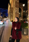 HR-3339H&R ButikOlla Kürk Yelek Bordo