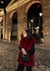HR-3339H&R ButikOlla Kürk Yelek Bordo