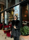 YELEKK-003H&R ButikOlla Kürk Yelek Siyah