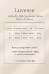 Astra Kahverengi Üç İplik Şardonlu Takım