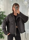 Avore Siyah Capitone Jacket