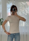 Buzzy Ekru Bebe Kol Basic Yaka Tshirt