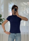 Buzzy Lacivert Bebe Kol Basic Yaka Tshirt