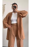 CAMEL KİMONOLU GOFRE TAKIM