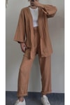 CAMEL KİMONOLU GOFRE TAKIM