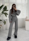 Hoddie Gri Triko Takım