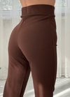 Kahverengi Zr Model Çımalı Likralı Pantolon