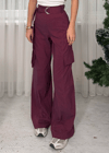 Moonbelt Bordo Kargo Pantolon 