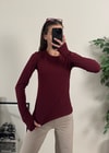 Oysh Model Parmak Geçmeli Bordo Body