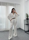 Premium Desenli Jakar Alt Üst Takım 