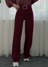 Riva Bordo Krep Kemerlİ Palazzo Pantolon 