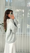 Rose Basic Açık Gri Kazak 