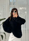 Rose Basic Siyah Kazak