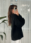 Rose Basic Siyah Kazak