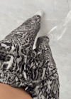 Roxy Desenli Bol Paça Saten Pantolon