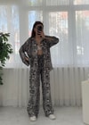 Roxy Desenli Saten Gömlek 