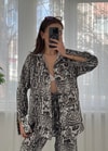 Roxy Desenli Saten Gömlek 