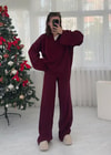 Woni Premium Bordo Triko Takım