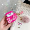 3. Nesil Pembe Barbie Logo Airpod Kılıf