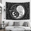70 X 100 Cm Moon And Sun Ying Yang Duvar Halısı 