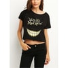 Alice İn Wonderland - Were All Mad Here Yarım Kadın T-Shirt