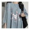 Anime Harajuku Gothic Punk Mavi (Unisex) T-Shirt 