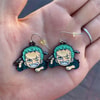 Anime One Piece : Roronoa Zoro Küpe