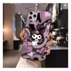 Anime Onegai My Melody : Purple Heart Kuromi İphone Telefon Kılıfları