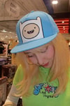 Beyaz Adventure Time Finn Baseball Şapka