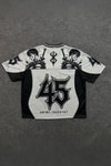 Beyaz Anime Berserk 45 Number V Yaka Unisex Forma