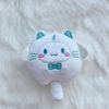 Beyaz Anime Cinnamoroll Mini Peluş Anahtarlık