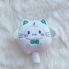 Beyaz Anime Cinnamoroll Mini Peluş Anahtarlık