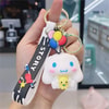 Beyaz Anime Cinnamoroll Silikon Anahtarlık