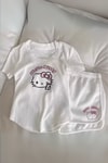 Beyaz Hello Kitty Pijama Takımı
