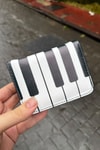Beyaz Piano Unisex Cüzdan