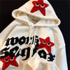 Beyaz Rock Sanfox (Unisex) Kapüşonlu Sweatshirt