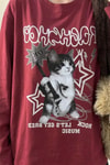 Bordo Playing Guitar Cat Unisex Sweatshirt