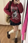 Bordo Playing Guitar Cat Unisex Sweatshirt