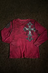 Bordo Redenption Gotik Wings Y2K Unisex Sweatshirt