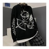 Eros Siyah Oversize Kazak